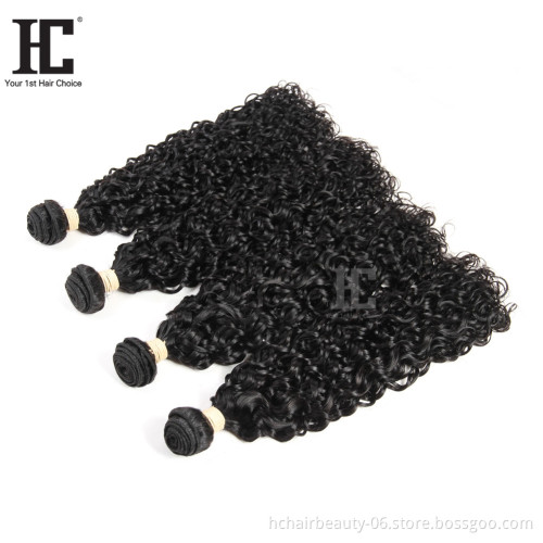 Cheap Cuticle Aligned Virgin Remy Hair Brazilian Water Wave Wet and Wavy Natural Color Silky Wave Weft